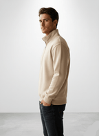 Beige Quarter Zipper - ORQA