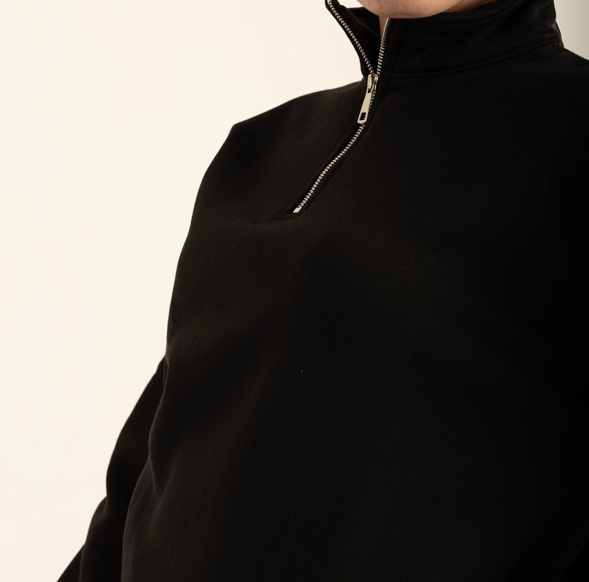 Black Quarter Zip - ORQA