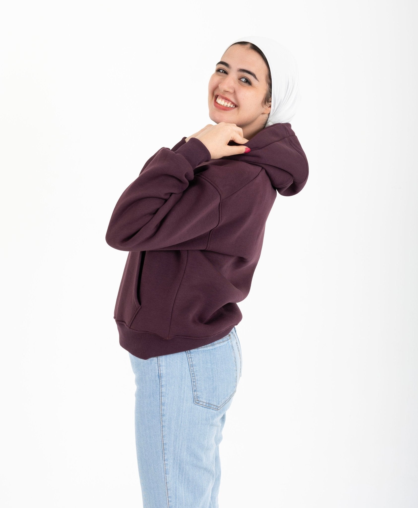 Burgundy Plum Hoodie - ORQA