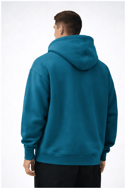 Petrol blue Hoodie - ORQA