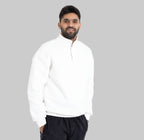 White Quarter Zip - ORQA